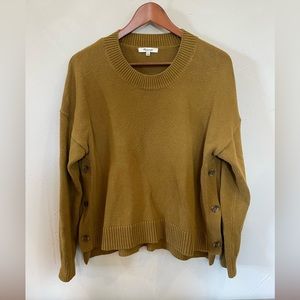 Madewell Side-Button Sweater